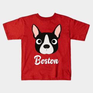 Boston - Boston Bull Terrier Kids T-Shirt